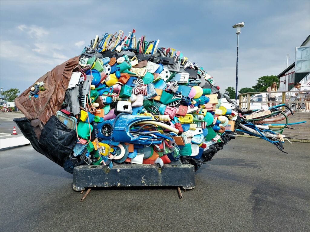 Efficient recycling helps minimize the environmental impact of discarded plastic packaging