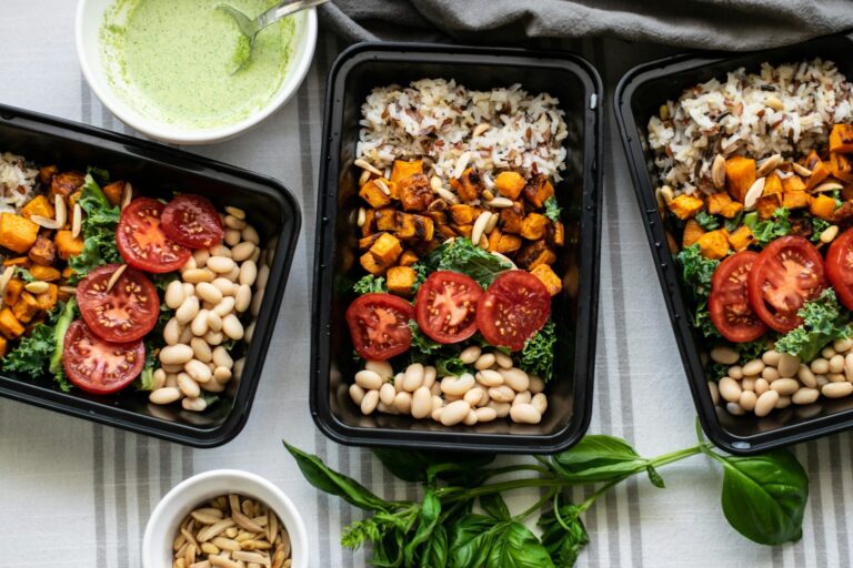 Black Disposable Plastic Meal Container