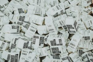 Stacked Paper Beverage Boxes