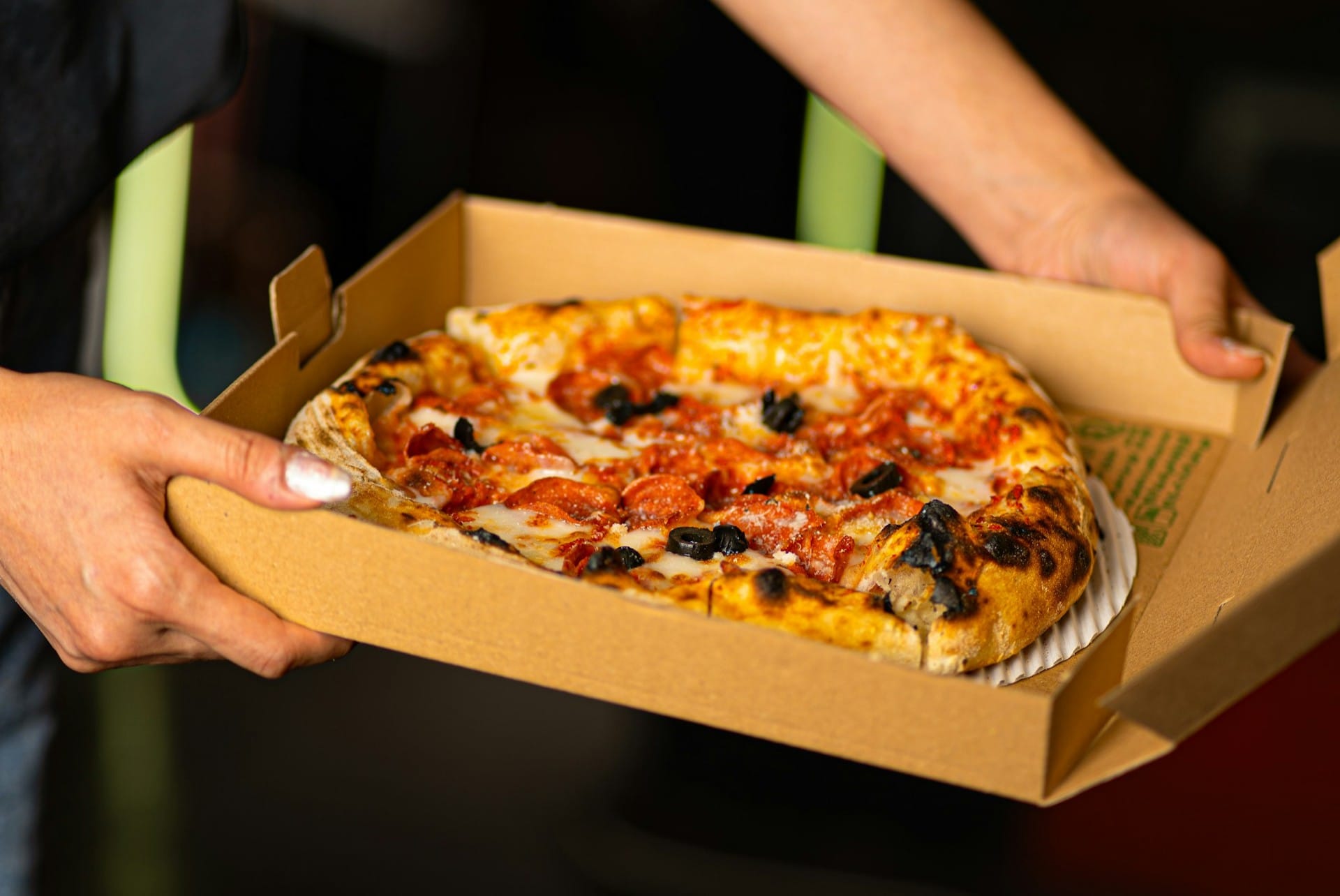 Disposable Pizza Delivery Paper Box